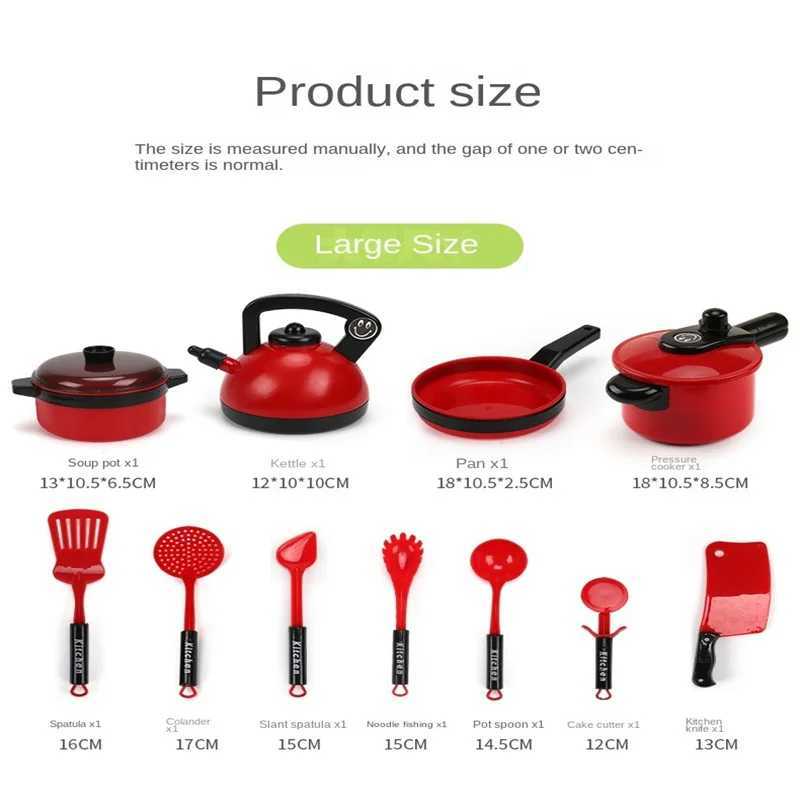 Childrens Home Kitchen Utensils Baby Kitchen Toys Puzzle Set 3 to 6 Years Old Simulated Cooking Girls Birthday Gift C250922