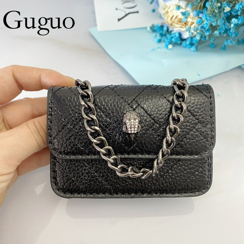 Guguo Designer Bag Women's Versatile Quilted Chain Small Square Bag 2025 Luxury Bag New High-quality Trendy Mini Crossbody Bag