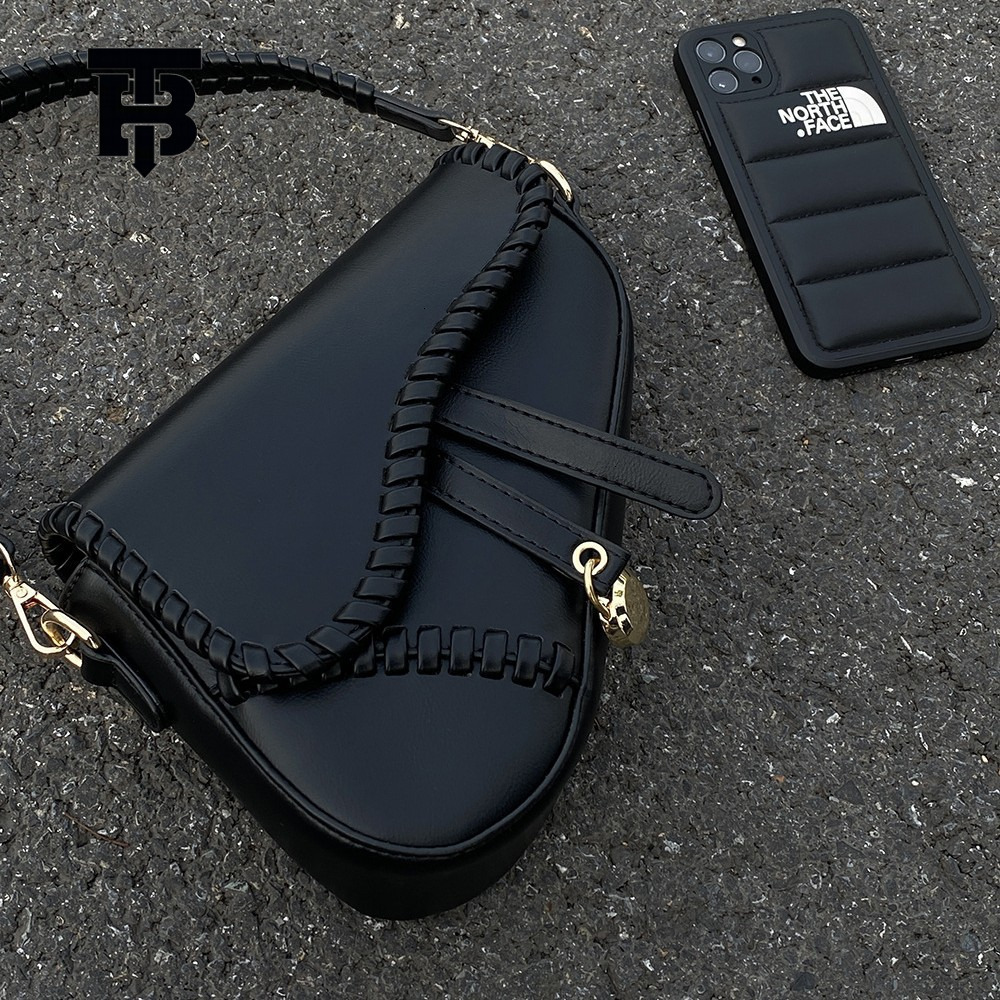 TB BHULAMTE Free Shipping New Designer Bag 2025 High-quality Capsule Milk Cap High-end Black Armpit Saddle Bag Women's Handheld Crossbody Bag