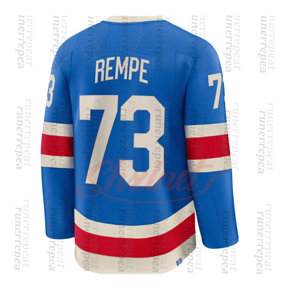 2025 Centennial 10 Artemi Panarin NY hockey jersey 11 MESSIER Matt Rempe 23 Adam Fox Igor Shesterkin Mika Zibanejadd Trocheck JT Miller Alexis Lafreni