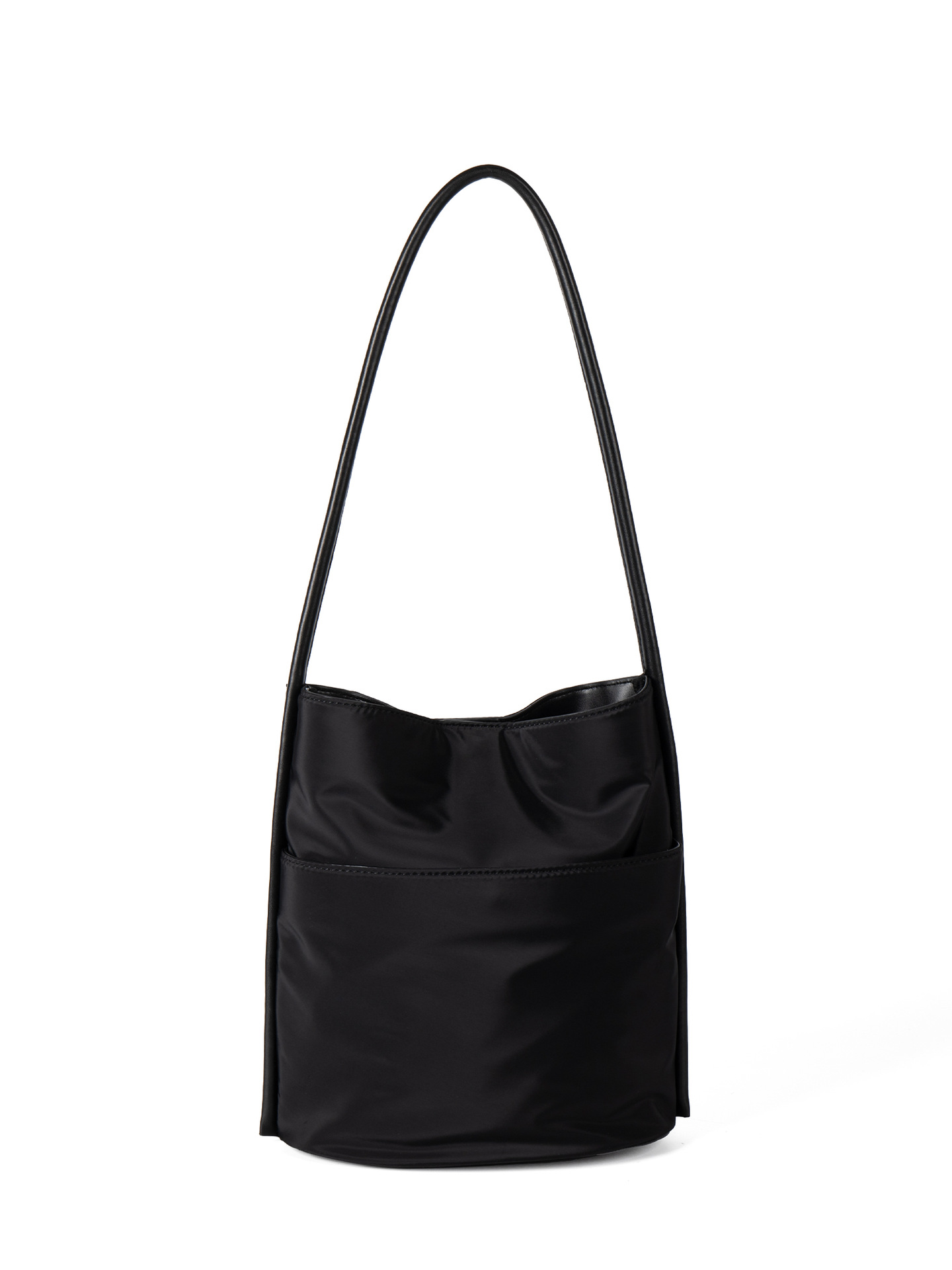 Korean-Style Niche Design Nylon Bucket For Women New Style Fashionable Versatile Casual Commuting Handbag And Shoulder Bag