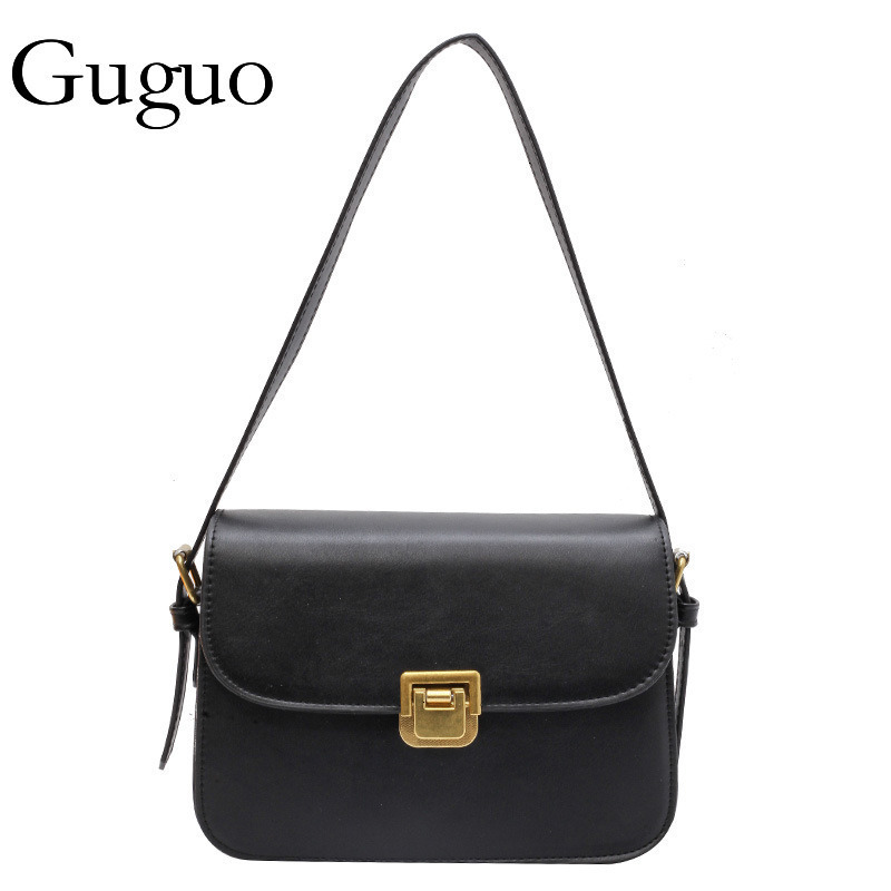 Guguo Designer Bag High-end Small Bag For Women 2025 New Trendy Luxury Bag Fashion Textured Niche Popular Crossbody Bag Ladies Shoulder Small Square B