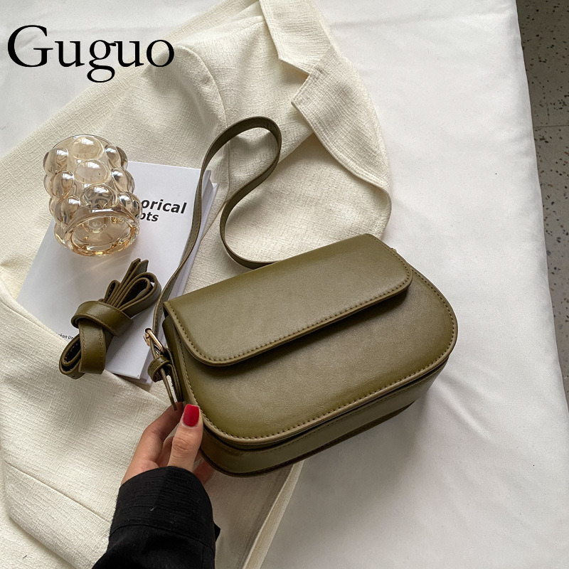 Guguo Designer Bag Luxury Bag Trendy Hot-selling Small Bag For Women 2025 Autumn Winter New Fashion Versatile Shoulder Underarm Bag Simple Niche Cross