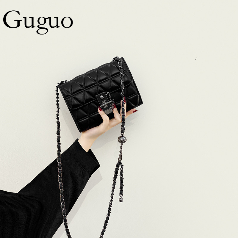 Guguo Designer Bag High-end Small Bag For Women Luxury Bag Summer 2025 New Hot Style Niche Lipstick Bag Retro Crossbody Mini Chain Bag