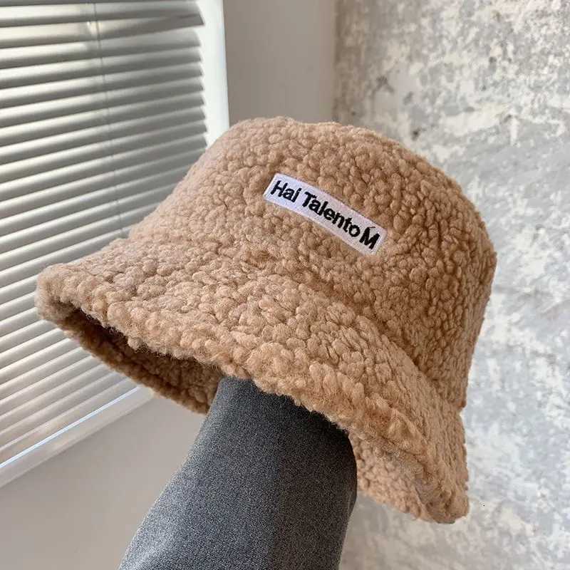 Embroide fisherman hat with letters suitable for autumn and winter outdoor windproof and cold proof hats for men and wen Y250920