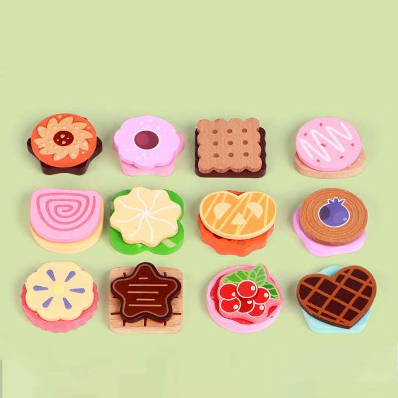 Wooden Versatile Desserts Toys Playing House Toy DIY Desserts Game Parentchild Interactive Board Games Gifts For Kids C250922