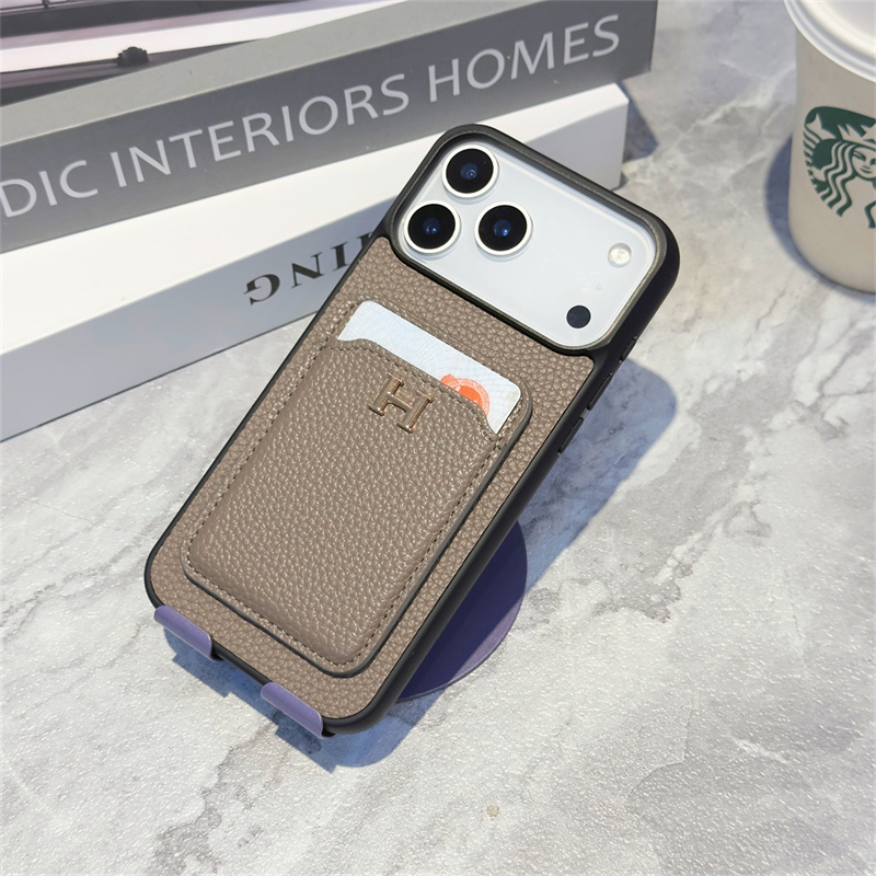 Designer Phone Cases for iPhone 17 Pro Max with Card Holder 16ProMax 15 14 Plus 13 12 Pro 11Pro XR Leather Shell Case Wallet Luxury iPhone Case Cover 