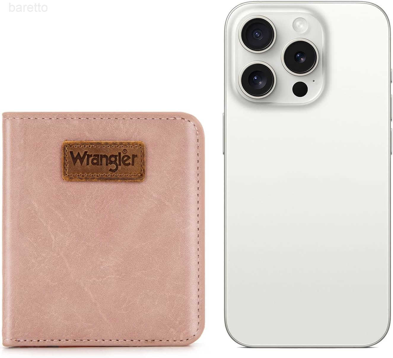 Wrangler Womens Wallet Small Pink Mini Wallet Card Cases Money Organizer for Female Ladies with Rfid Lining and A Coin Purse Z250922