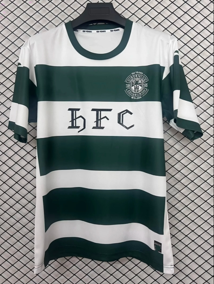 Hibernians FC 2025 2026 special Soccer Jerseys home 25 26 HibernianH FC 150th Anniversary Edition White Football Shirt Uniforms Men new