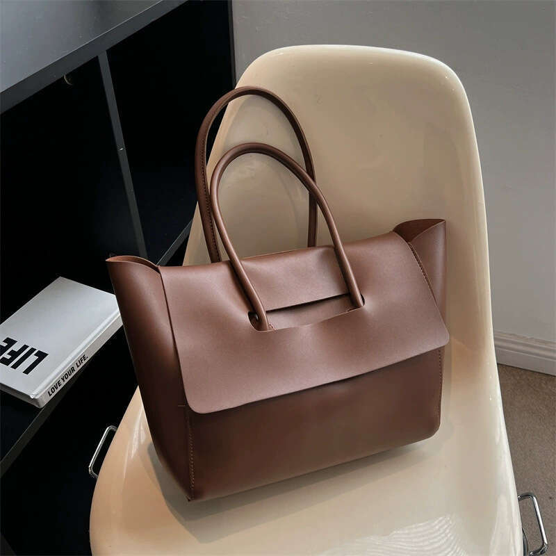 2025 New Trendy Korean Style Large Capacity Women's Shoulder Handbag Commuter Tote Bag - view 5