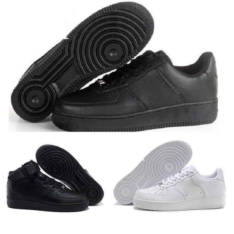 Free shipping designer running shoes for men Kids one 1 flat sneakers vintage triple white black mens women sports trainers 25-46 big size 12