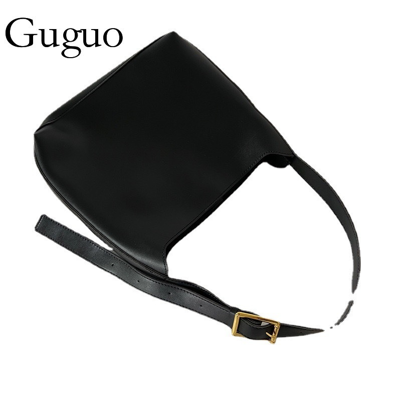 Guguo Designer Bag Handbag New Fashion Versatile Bucket Large Capacity Simple Casual Two-piece Set Soft Luxury Bag Slouchy Shoulder Crossbody Bag