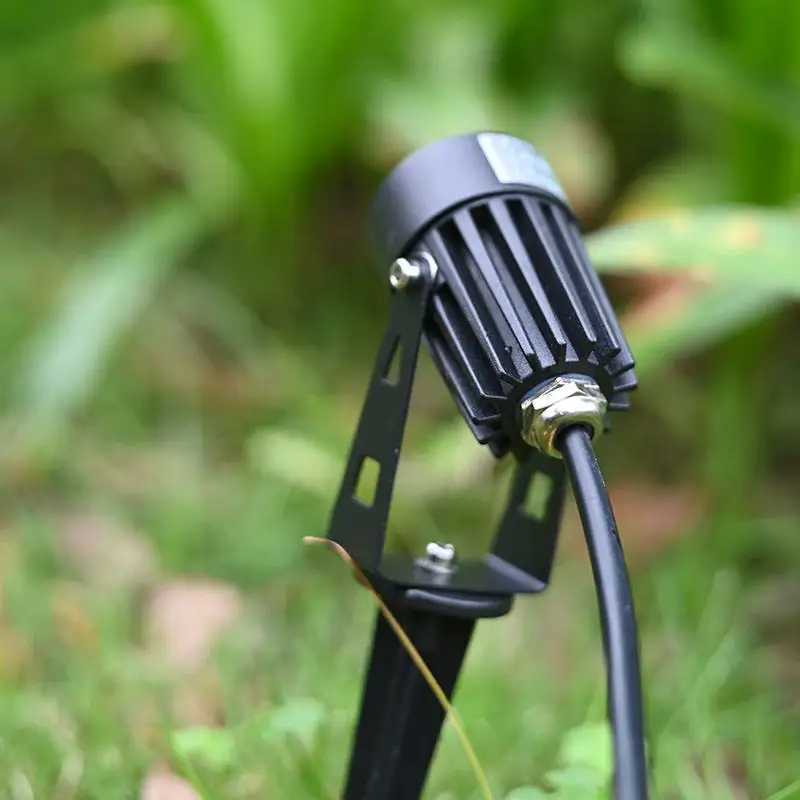 5W AllAluminum LED Spike Lawn Lamp Outdoor Garden Lighting Waterproof Path Spotlights for AC110265V DC1224V C250922