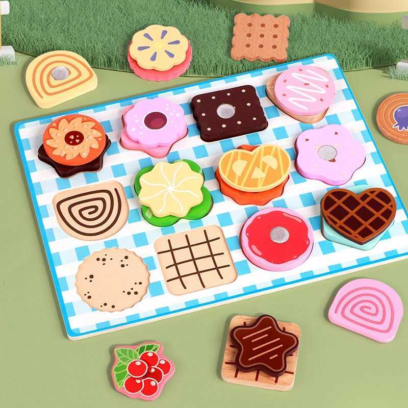 Wooden Versatile Desserts Toys Playing House Toy DIY Desserts Game Parentchild Interactive Board Games Gifts For Kids C250922