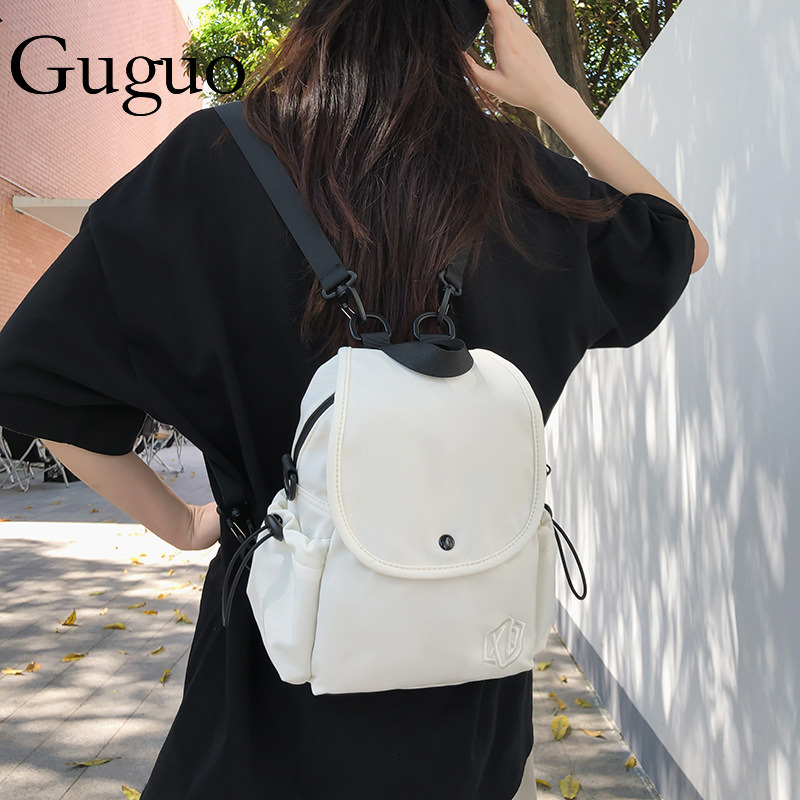 Guguo Luxury Bag Designer Bag Casual Lightweight Backpack Women Student Travel Small Backpack, Multifunctional Sports Crossbody Bag, Student School Ba