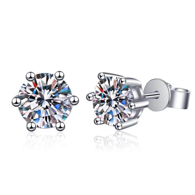 Earrings Designer Luxury jewelry for women moissanite earring S925 silver Temperament Fashion Elegant and Simple High-End Festival Holiday gifts
