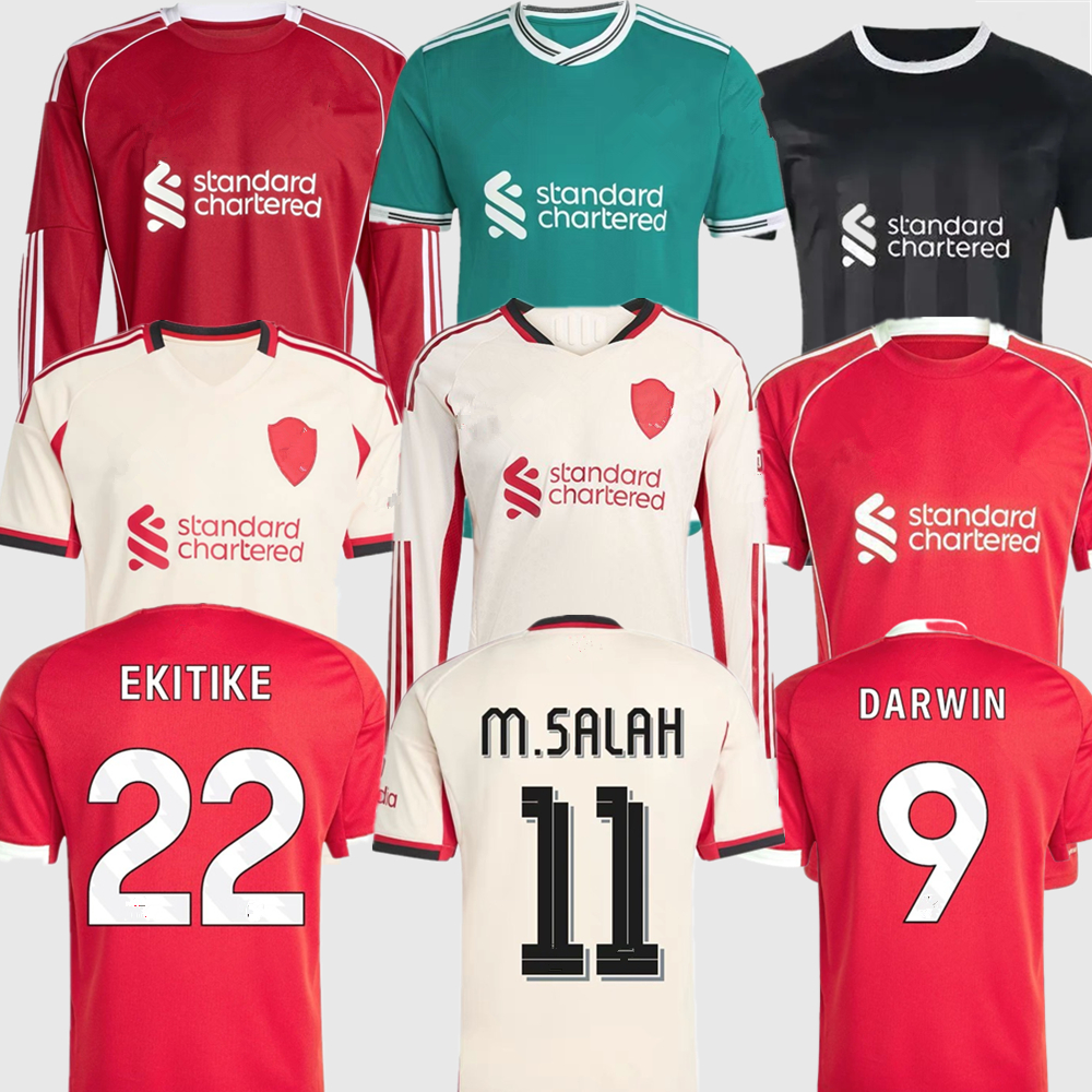 24 25 26 MAC ALLISTER soccer jersey DIOGO JOTA EkitikE 2025 2026 football shirt RIO SZOBOSZLAI A.BECKER FRIMPONG Wirtz Kerkez men kids