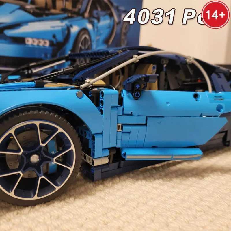 Build Block Set 2026 NEW brick 4031Pcs Compatible With 42083 Blue Sports Model Building Blocks Car Racing Assembly Boys Super Adult Gifts Toy