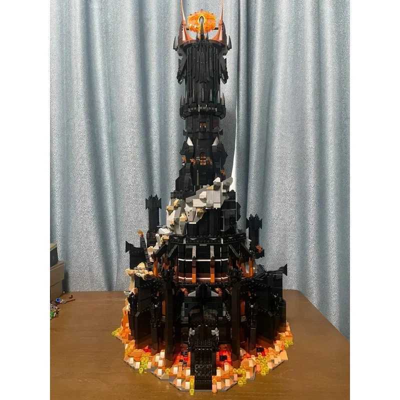 New 5471pcs Lord of the Rings The Black Tower of Baraddr Building House Boys Assemble Model Building Blocks Children Toy GiftXJ250922
