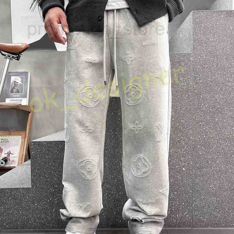 Men's Pants designer Autumn and Winter New Casual Classic Men Sweatpants sport jogger Mens Loose waist Trousers Hip Hop Motion Pants