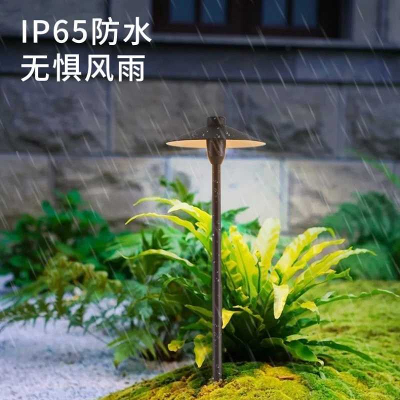 Mushroom LED Lawn Light Ground Insertion Type Garden Lamp Garden Villa Renouned Park Community Landscape Atmosphere Light C250922