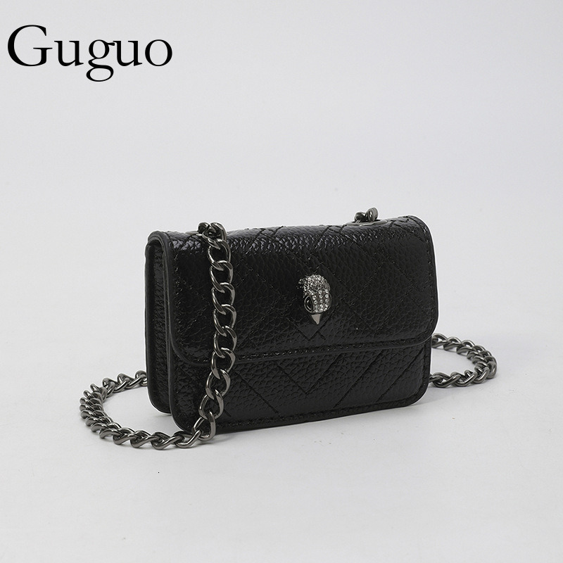 Guguo Designer Bag Women's Versatile Quilted Chain Small Square Bag 2025 Luxury Bag New High-quality Trendy Mini Crossbody Bag