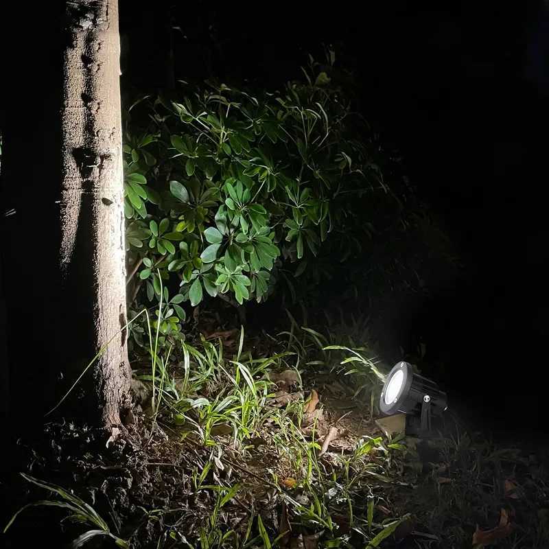 Garden Villa Square Greening Outdoor IP65 Waterproof LED Lawn Light Landscape Tree Spotlight 220V 110V 12V 24V LED Spotlight C250922