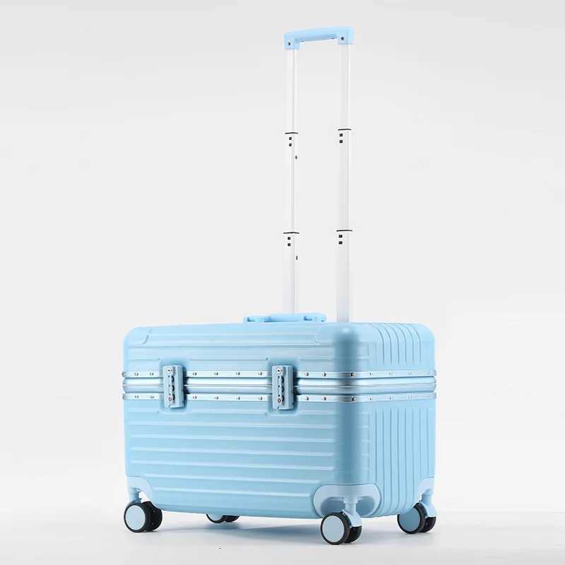 20Inch Aluminum Frame Travel Suitcase ABSPC Business Boarding Case TSA Customs Password Lock Trolley luggage With WheelsXJ250922