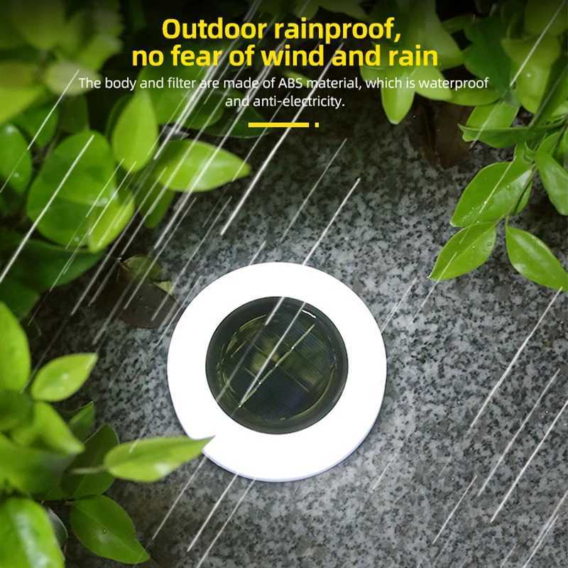 Solar Led Lawn Light Outdoor Courtyard Lamp Waterproof Villa Garden Lawn Decoration Balcony Terrace Layout Home Buried Lamp C250922