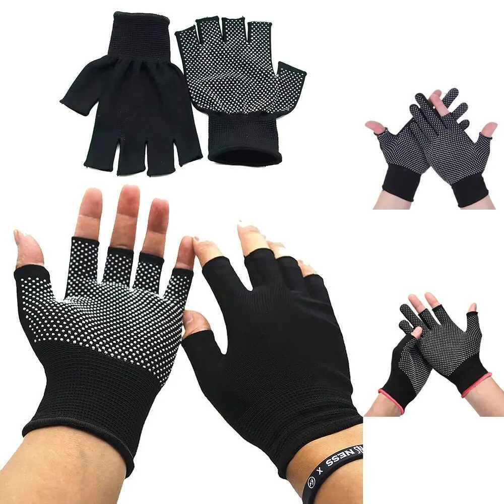 1 Pairs Bicycle Fingerless Gloves Lightweight Sunscreen AntiSlip Riding Outdoor Workout Gloves Fitness Cycling Motorcycle J250922