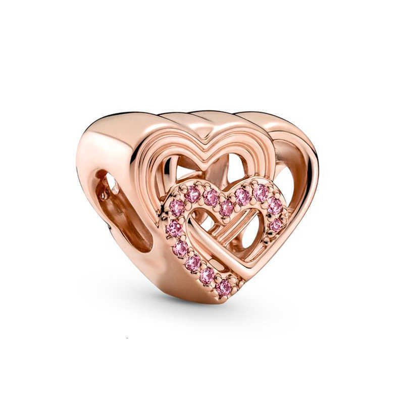 New Gold Lucky Heart Flower Dragon Snowflake Family Tree Charm Bead Fits Original Europeans 925 Silver Bracelet DIY Jewelry Gift XJ250726