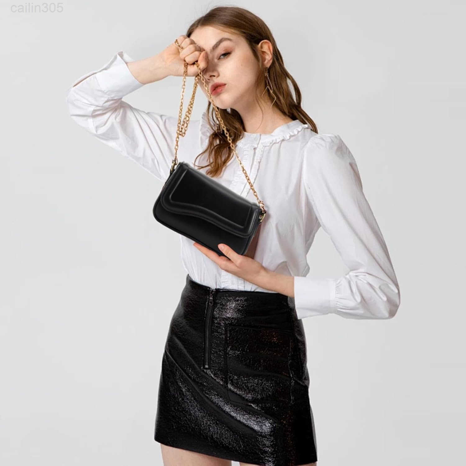 Shoulder Bag for Women Purse Leather Hobo Handbags Clutch Saddle Bags Trendy Underarm Bag with 2 Removable Strap Z250922