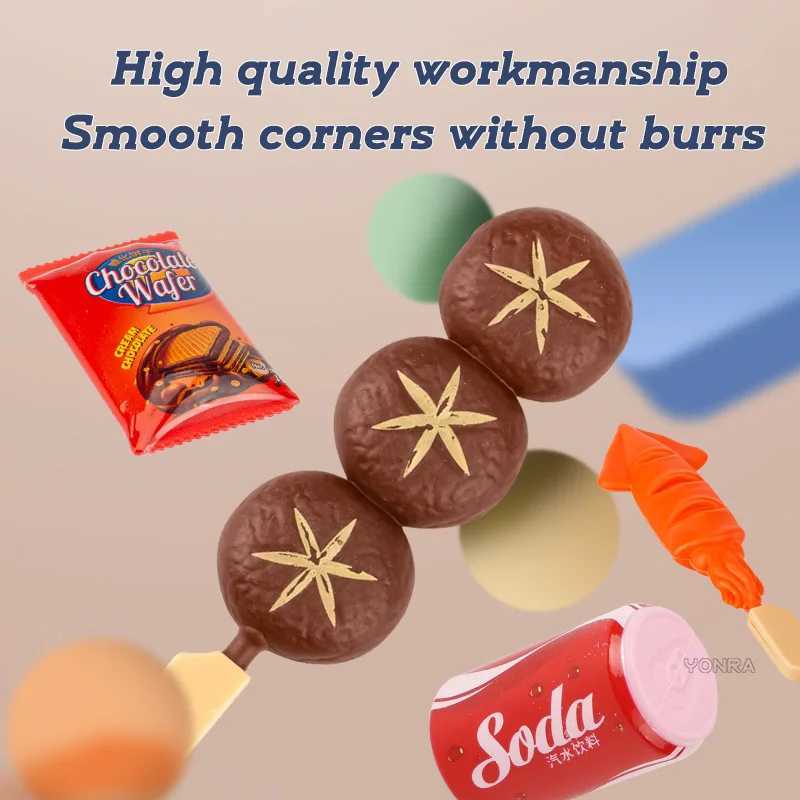 Mini Kitchen Pretend Play Toys Barbecue Set Childrens Cooking Simulation Food Multiset Christmas Gift For Kids Toddlers C250922