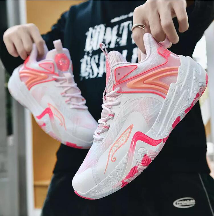 Designer basketball shoes anti slip, wear-resistant shock-absorbing practical lightweight soft soled breathable mesh student sports shoes Z 9.8-2