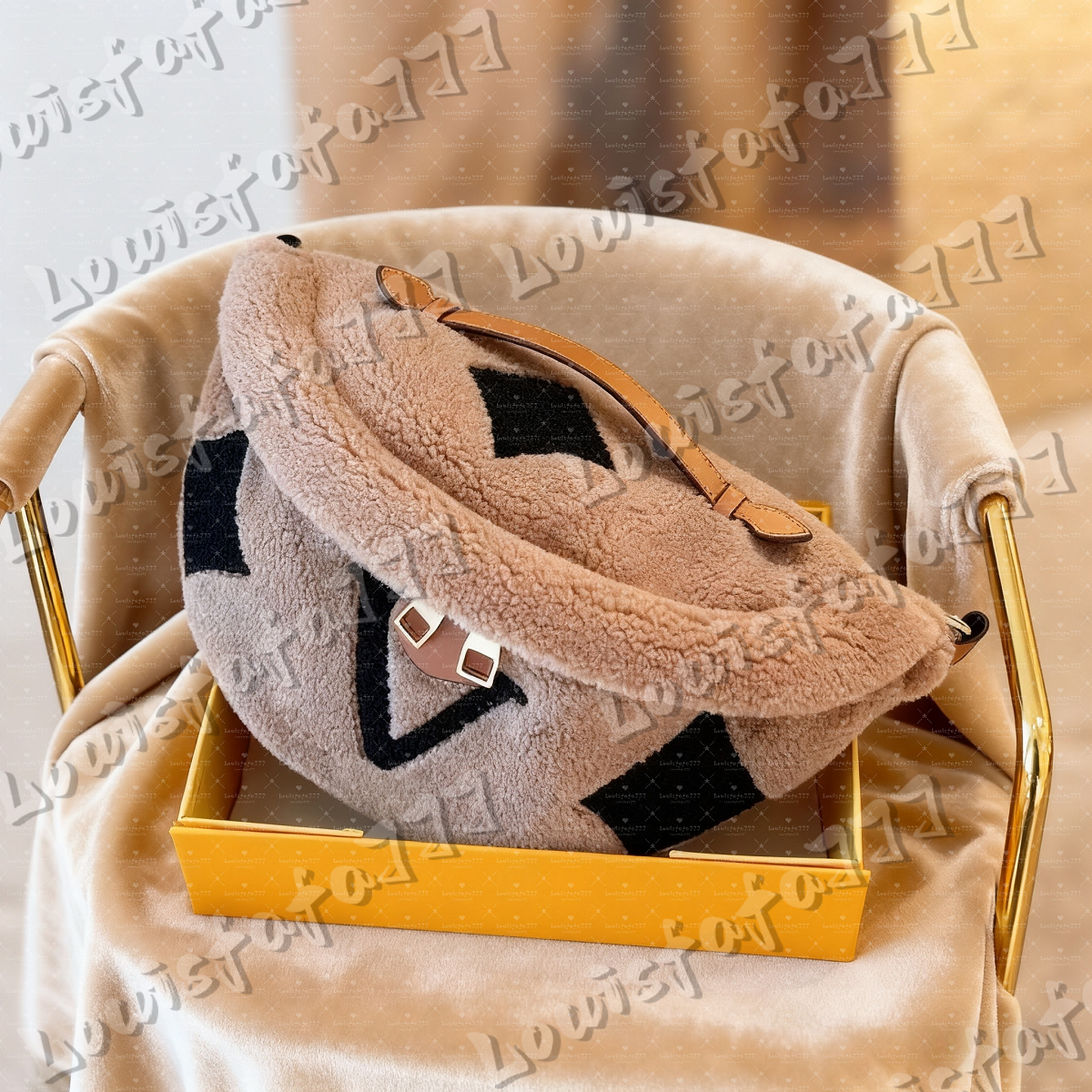 10A Women Crossbody Bag Teddy Bumbag Designer Mens Fluffy Shoulder Bags Fashion Waist Belts Fuzzy Bum Bag Cross Body Handbags Fanny Pack Purses