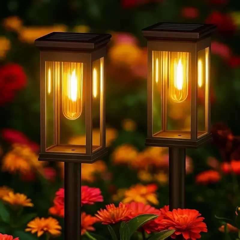 1248PCS Solar Filament Tube Lamp Outdoor Decorative LED Lighting Suitable for Gardens Lawns Paths Courtyards Terraces C250922