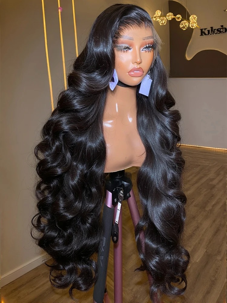 Body Wave 13x4 Transparent Lace Front Wig Human Hair Wigs Brazilian Wig Without Glue Pre-Cut 13x6 HD Lace Frontal Wig For Women