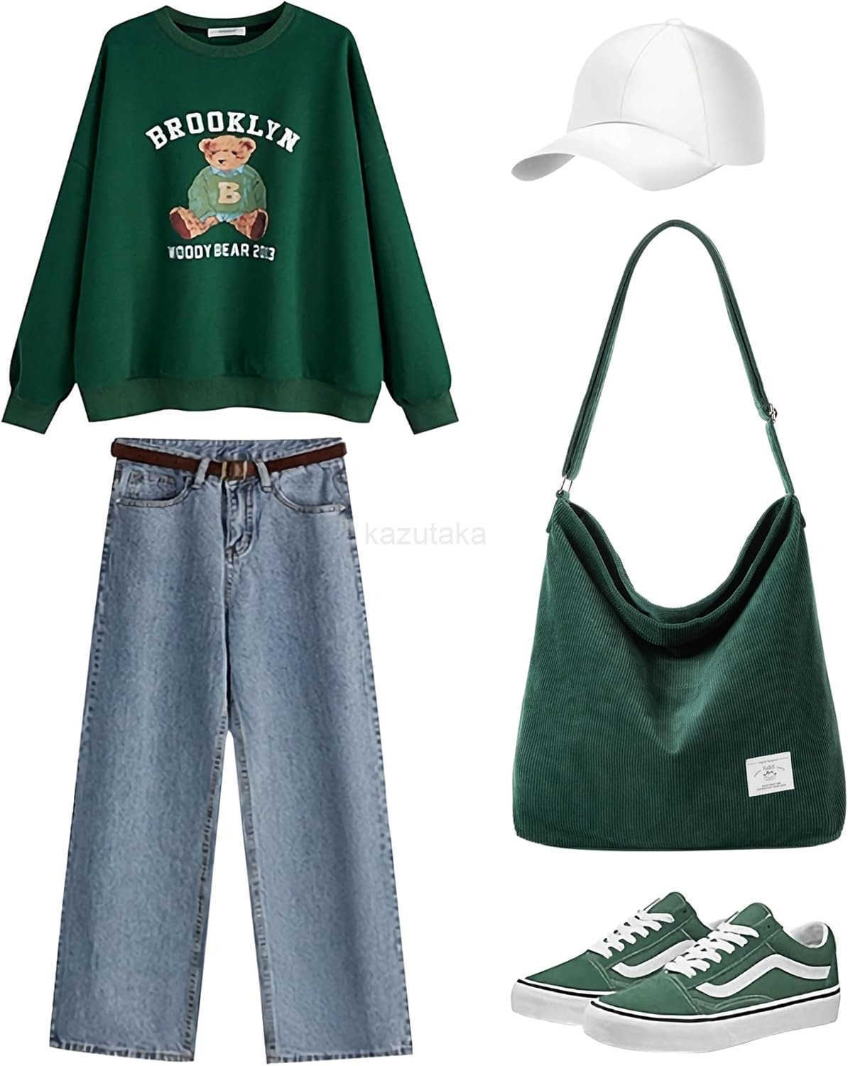 Corduroy Tote Bag for Women Casual Zipper Tote Handbag Large Crossbody Hobo Shoulder Bag Work Fashion Women Purse Z250922