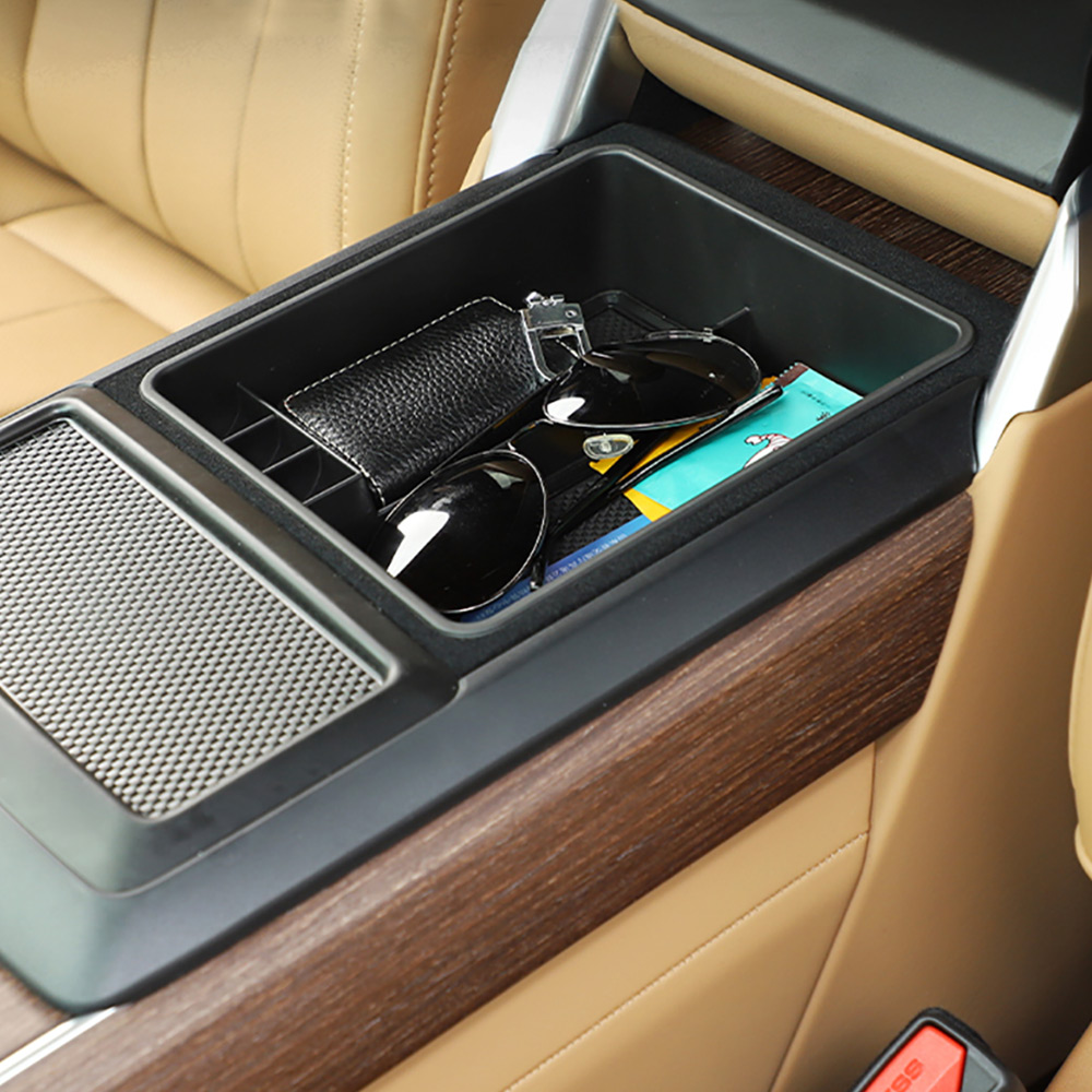 Car Center Console Armrest Storage Box Central Hidden Organizer Tray for Land Rover Range Rover Vogue L460 /Range Rover Sport 2023+Container Without R