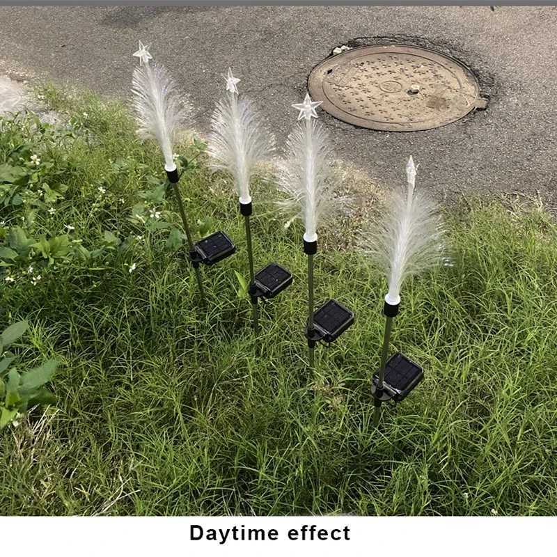 2025 Christmas Solar Jellyfish Garden Lights Outdoor 7 Color Waterproof LED Lawn Lamp for Christmas Party Decoration C250922