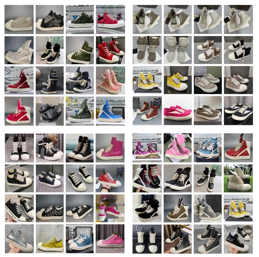 Fashion Shoes Suede Sneakers High Top Lace Up Side Slippers Black Casual Shoes Designer Sneakers 22335