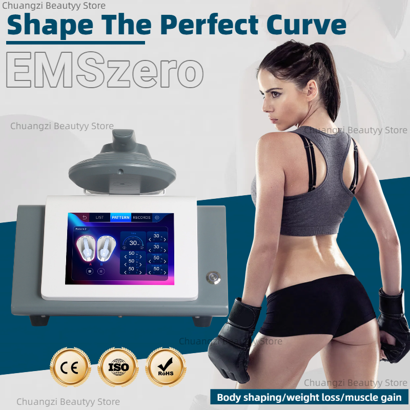 EMSzero Neo Hiemt Rf EMS Ssulpt Slimming Electro Magnetic Stimulation Body Sculpting and Muscle Building Machine Body Fat Burning Muscle Building Butt