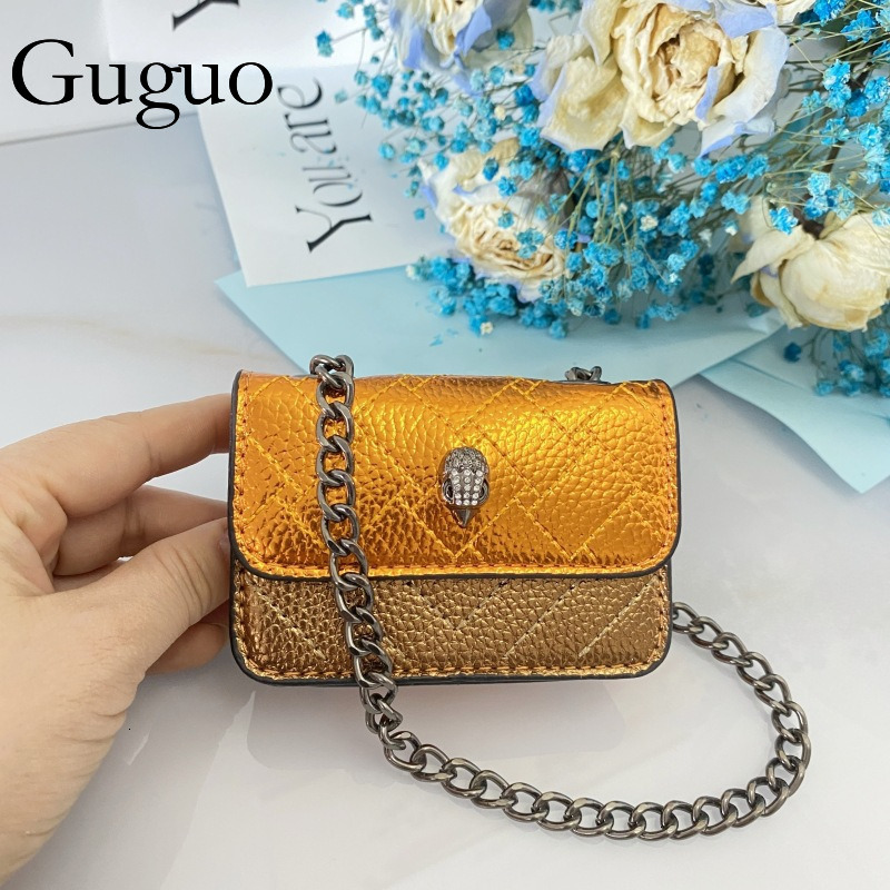 Guguo Designer Bag Women's Versatile Quilted Chain Small Square Bag 2025 Luxury Bag New High-quality Trendy Mini Crossbody Bag
