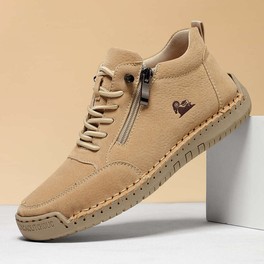 Hand-stitched Women's Soft Sole Autumn Winter Flat Casual Shoes Martin Boots designer shoes sneakers chaussure