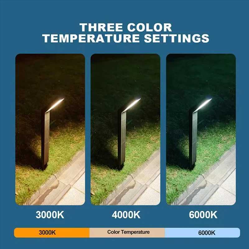 Solar Pathway Lights Outdoor Bright Solar Light IP65Waterproof Solar Powered Garden Lamp for Outside Walkway Patio Path Driveway C250922