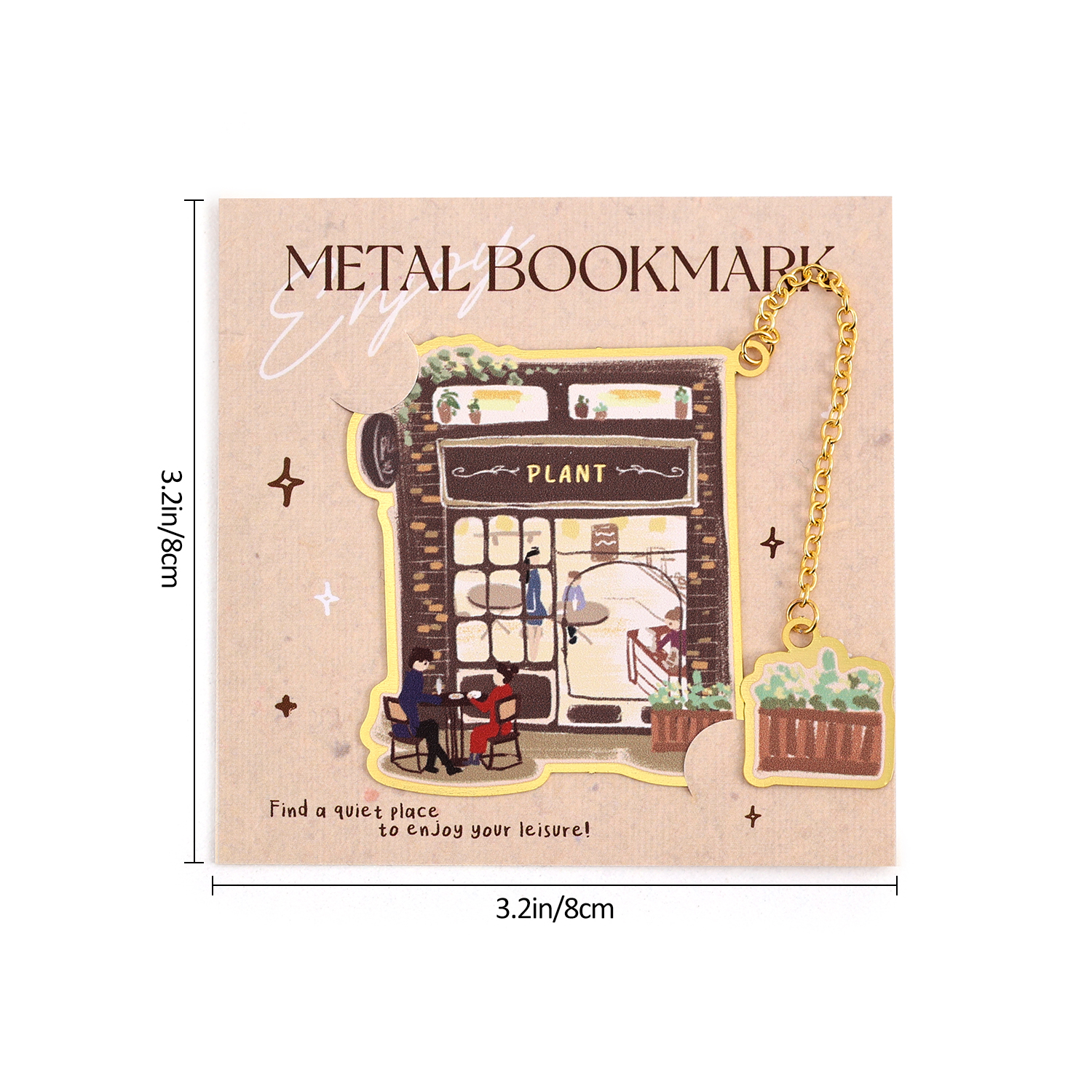 Retro Bookmarker with Rustic Charm - Perfect Gift Idea for Students & Adults