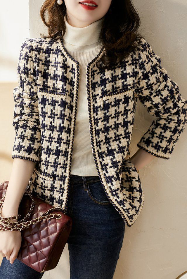 Luxury Brand Designer Clothing Jacket 2025 Little Style Jacket New Women's Early Autumn Versatile Socialite Elegant Tweed Top Slimming Goddess St