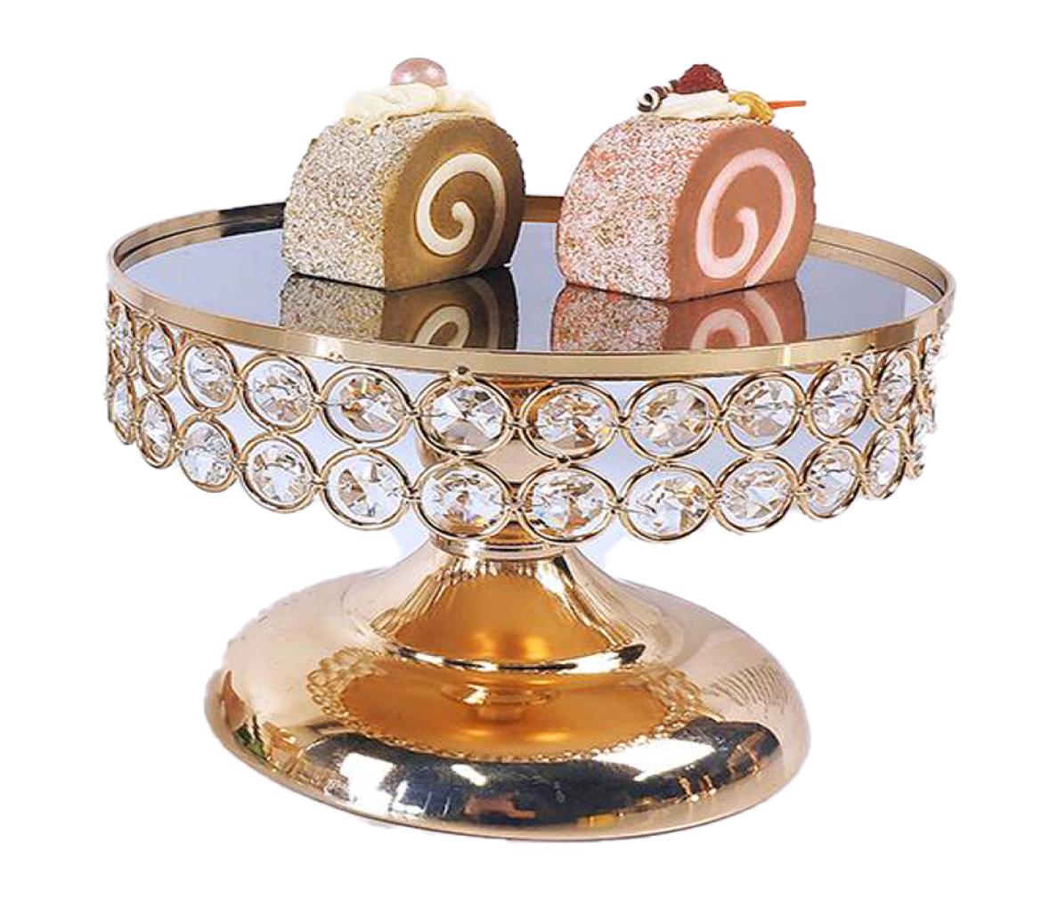 Gold Antique Metal Round Cake Stand Set Wedding Birthday Party Dessert Cupcake Pedestal Display Plate Home Decor Other Bakeware4773952