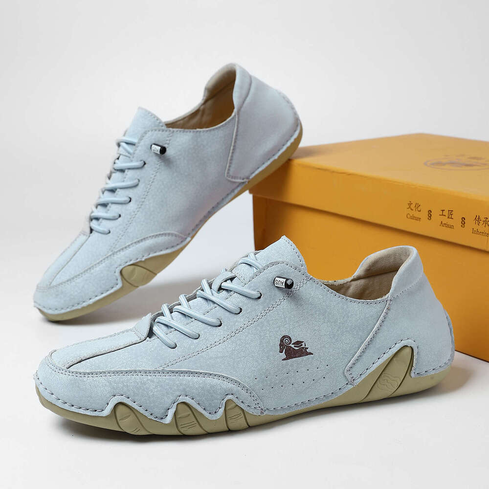 Large size low cut casual shoes Martin men's octopus shoes leather shoes designer shoes lightweight and comfortable sports shoes