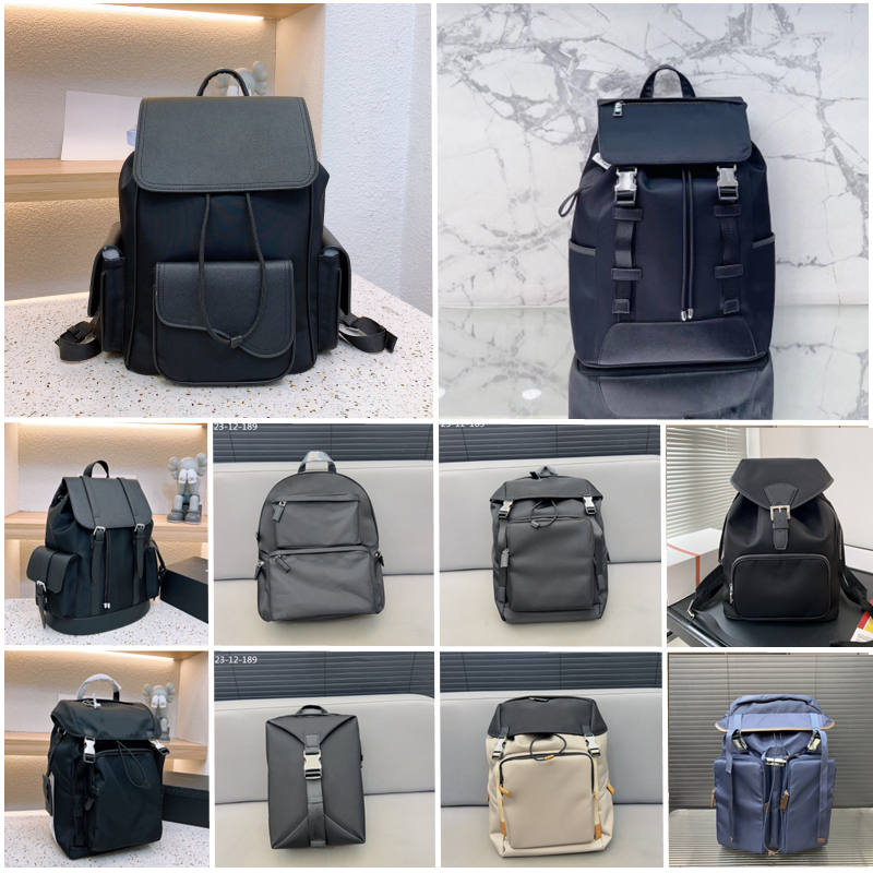 High Quality Designer Backpack Luxury Backpack Men's and Women's Large Capacity Travel backpack Fashion classic Leather Nylon backpack Designer Schoolbag